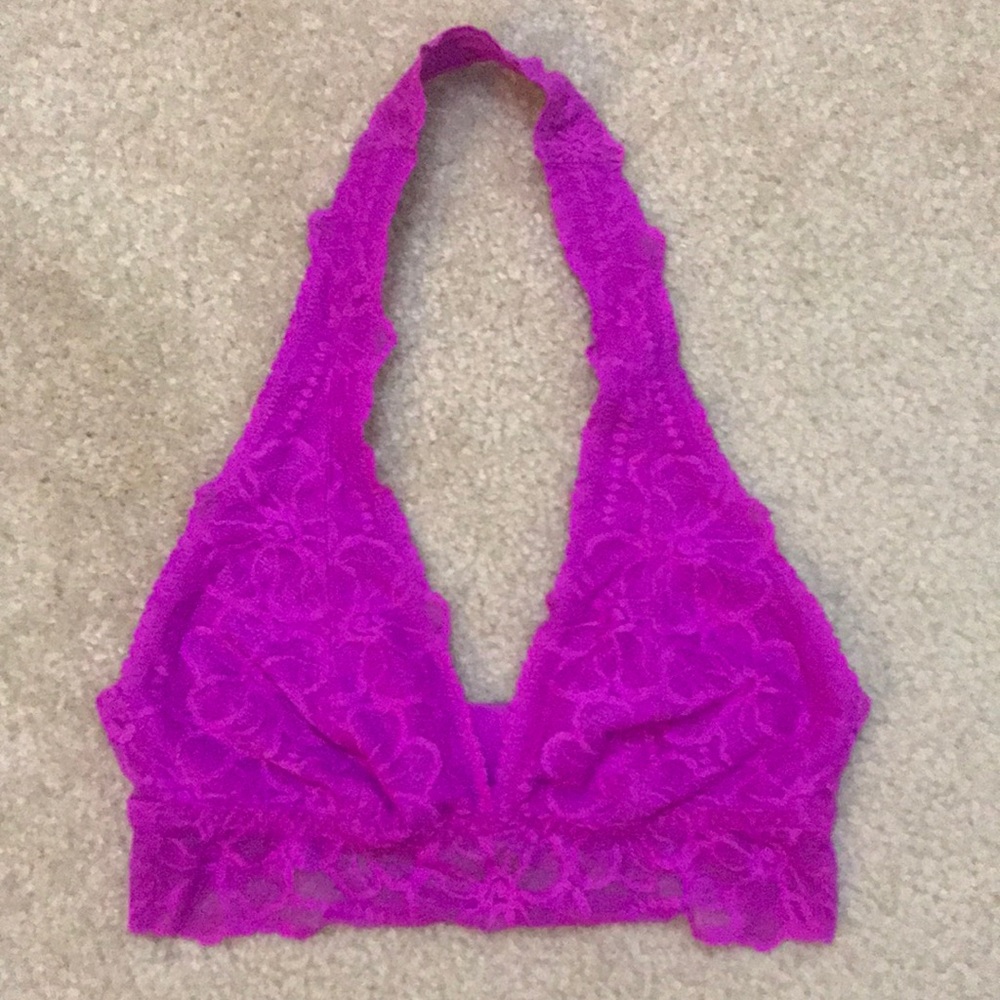 Pink Victoria’s Secret bralette
